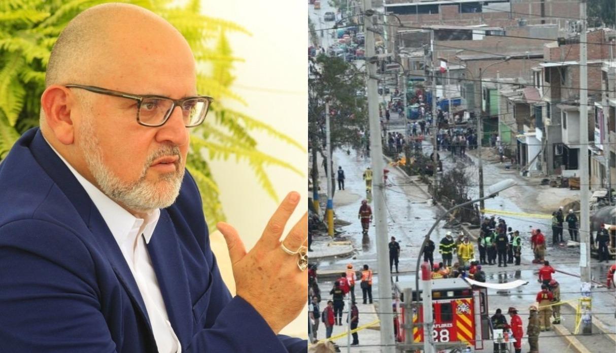 Beto Ortiz visitó a la familia de Jean Francis Álvarez Lizeta, el niño que falleció en incendio de Villa El Salvador. (Foto: Instagram / GEC)