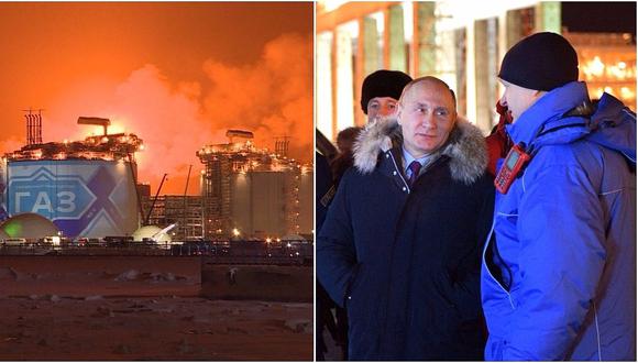 Vladimir Putin inaugura una gigantesca planta de gas natural en el Ártico (VIDEO)