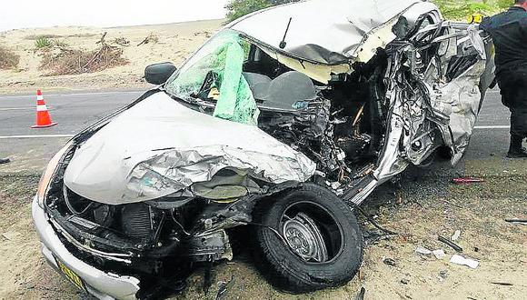 Chofer muere tras accidente en Ica