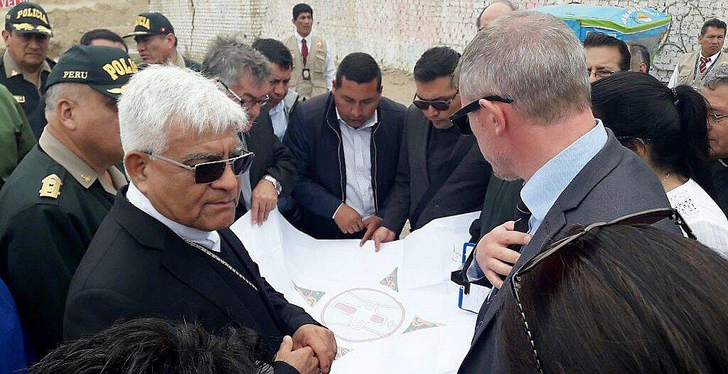 Representantes del Vaticano visitaron zonas de Huanchaco donde estará el Papa Francisco