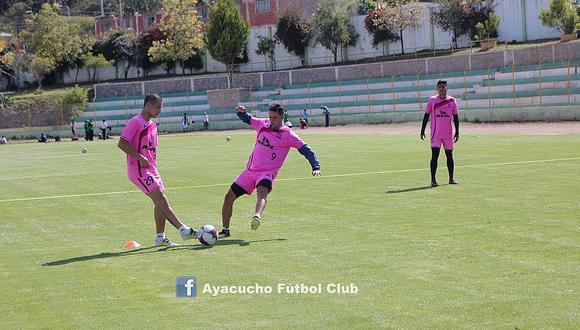 Ayacucho FC entrenó en Huanta y sostuvo partido de práctica