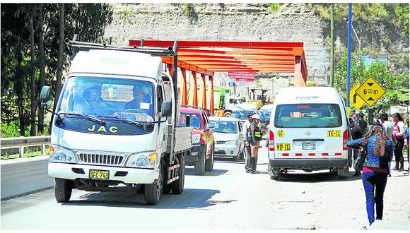 ​Gobierno regional declara puente de ingreso a Huancayo en riesgo muy alto en 