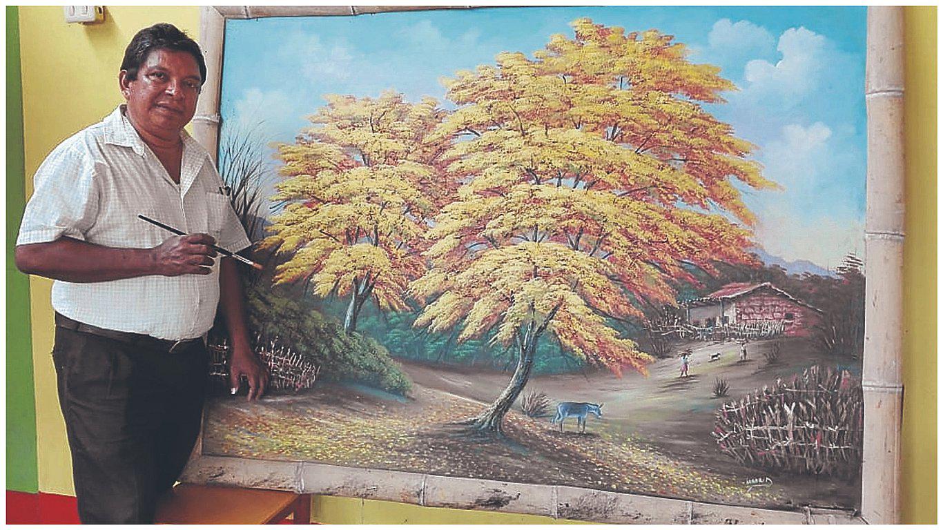 El reflejo de la naturaleza y el óleo 