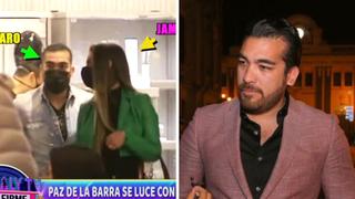 Álvaro Paz de la Barra y Jamila Dahabreh pasean juntos mientras Sofía Franco está en México (VIDEO)