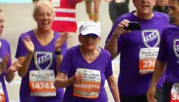 Mujer de 94 años se convirtió en la de más edad en terminar una media maratón