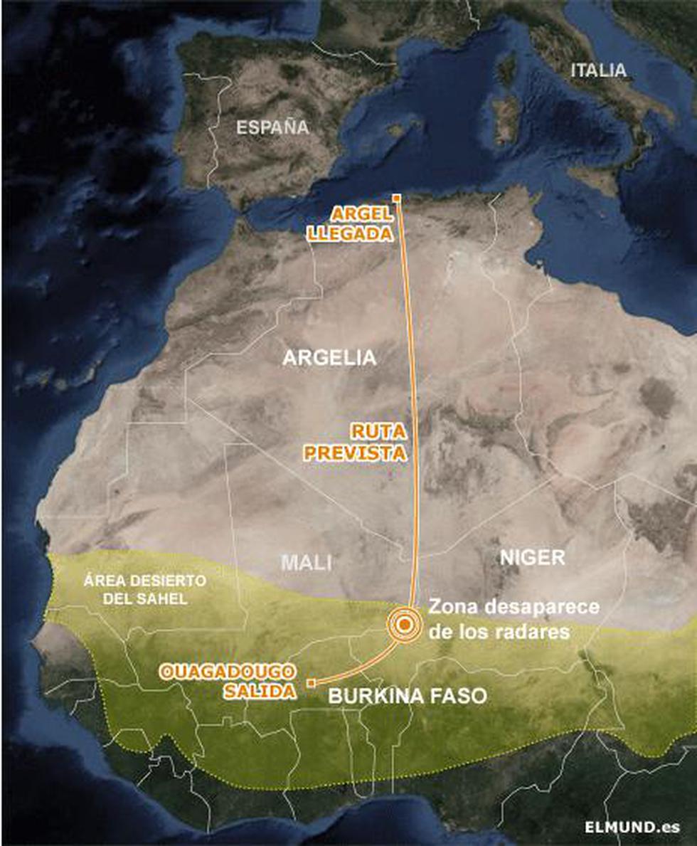 Se estrella avión que iba a Argelia con 119 pasajeros y 6 tripulantes