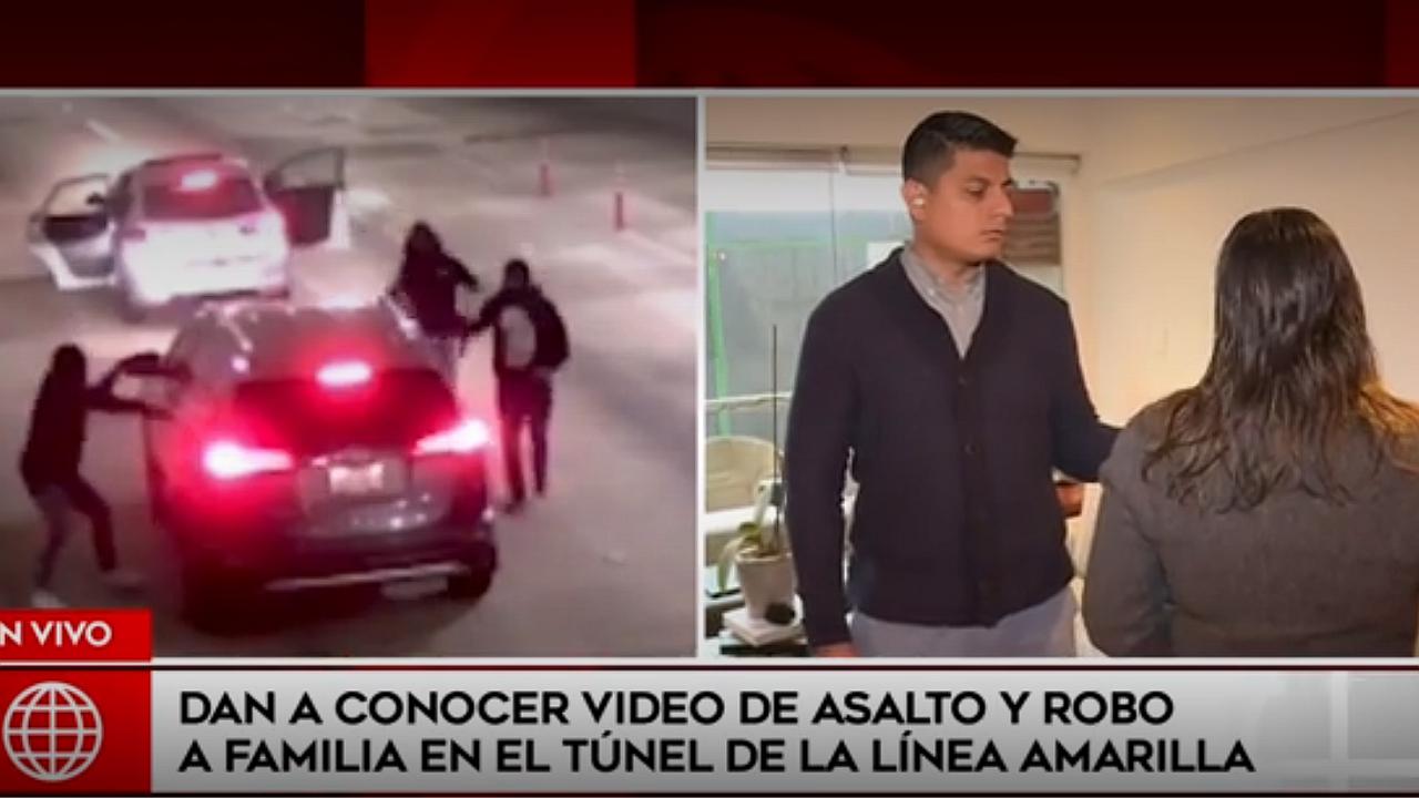 Línea Amarilla: Familia asaltada en túnel no descarta denunciar a Lamsac