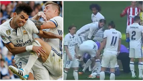 ​El brutal choque con Toni Kroos que dejó a Pepe dos costillas rotas [VIDEO]