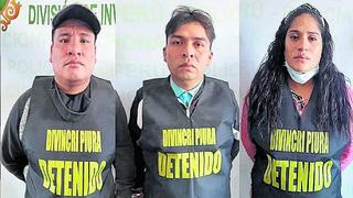 Piura: Capturan a tres extorsionadores