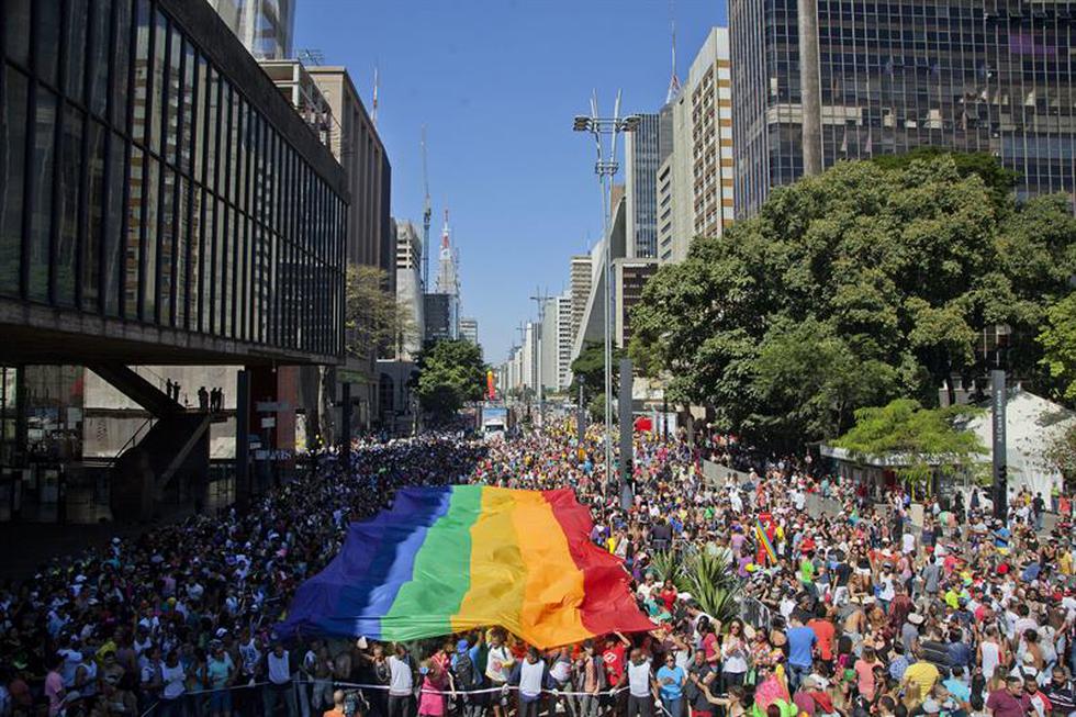 Desfile del Orgullo Gay toma calles de Sao Paulo con color y reivindicaciones (FOTOS)