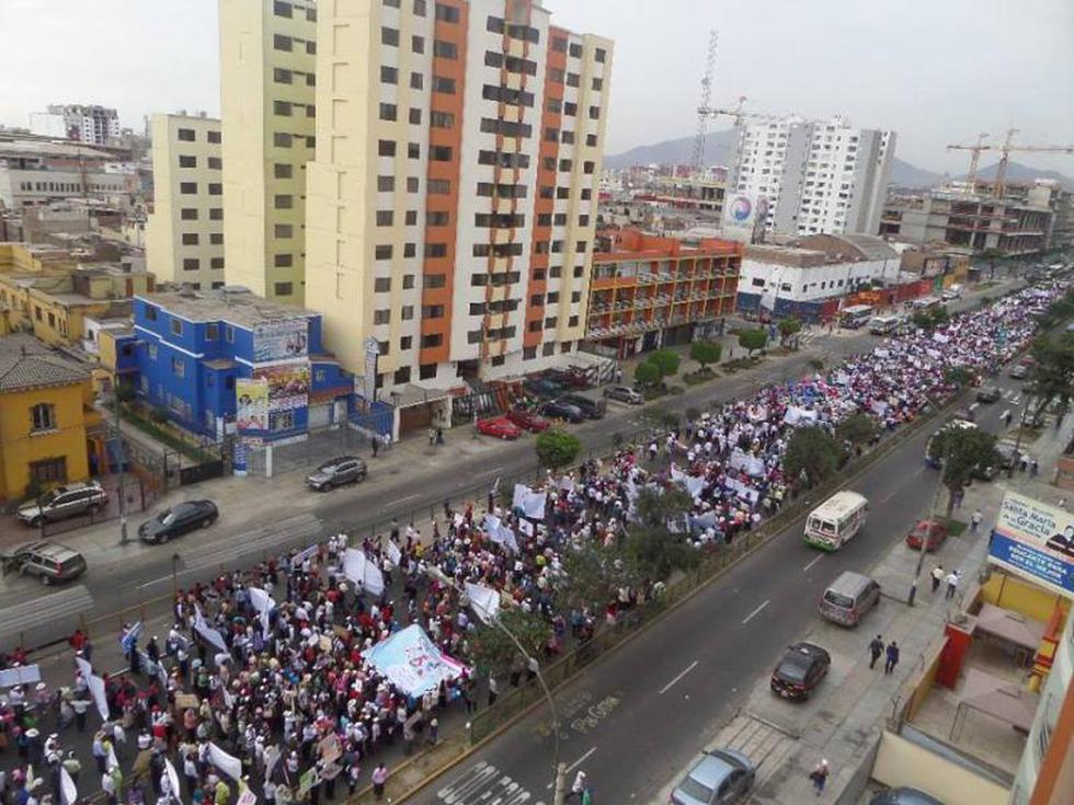 FOTOS: Fue masiva marcha contra la unión civil gay en Lima 