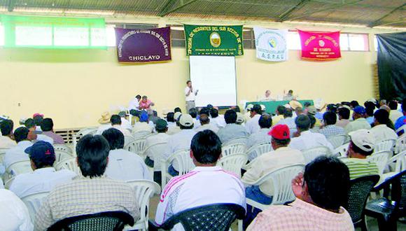Lambayeque: Agricultores exigen pago de deuda