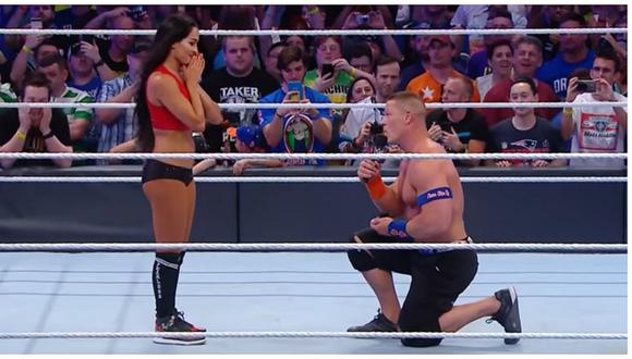 El amor triunfó: ​John Cena le pidió matrimonio a Nikki Bella en vivo [VIDEO]