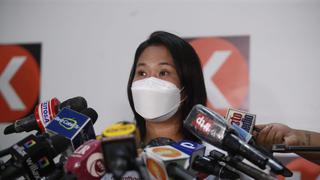 Candidata Keiko Fujimori a Pedro Castillo: “Lo voy a esperar el sábado a las 3 de la tarde para el debate”
