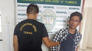 Arrestan a un extranjero con droga durante un operativo en Tumbes