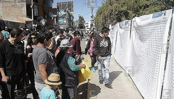 1 millón 100 mil 447 de electores en Arequipa escogerán hoy al  próximo gobernador regional 