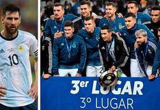 Lionel Messi menospreció medalla de bronce y no apareció en foto grupal (FOTOS)