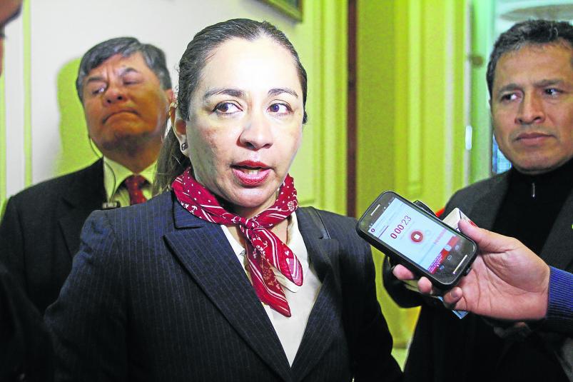 Marisol Espinoza: "Todos los medios de comunicación conocen mi carta de renuncia a Gana Perú"
