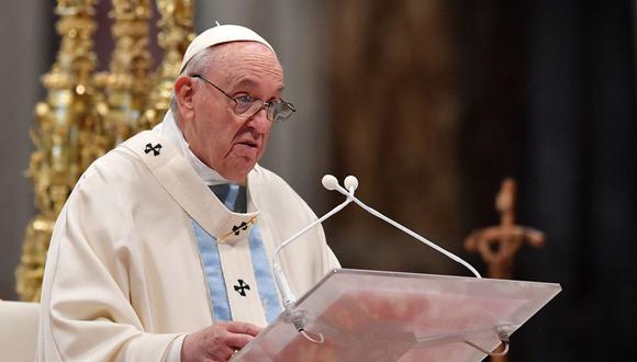Nunca condenes a un hijo, dijo el papa Francisco durante la audiencia general celebrada en el aula Pablo VI del Vaticano. (Foto:  Tiziana FABI / AFP)