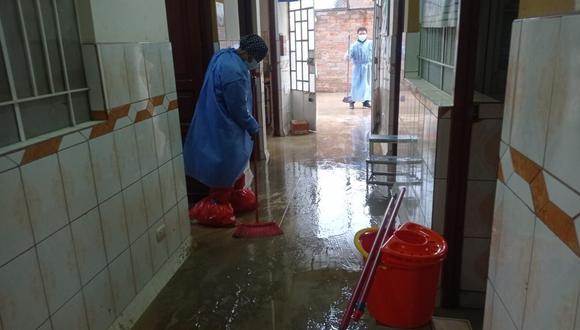 Lluvias inundan centros de salud en Huancayo    Foto: Scarleth Paitan/photoGEC@