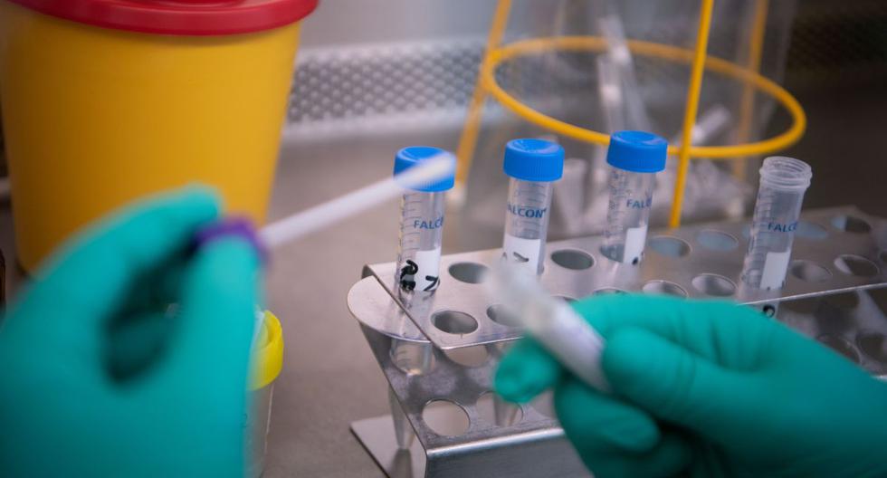 Autoridades de Salud del Estado de Baden-Wuerttemberg trabajan en una muestra de prueba de un caso sospechoso del Nuevo Coronavirus 2019 (2019-nCoV) en Stuttgart, Alemania (Foto: AFP)