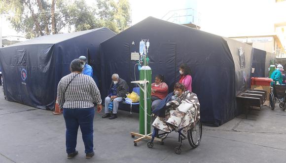 Arequipa: Pacientes dejarán carpas y autos para ser atendidos en centro temporal de Cerro Juli