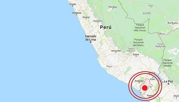 ​Moquegua: sismo de 4.1 grados se registró en Torata