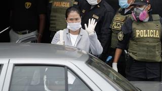 Keiko Fujimori salió del penal de Mujeres de Chorrillos