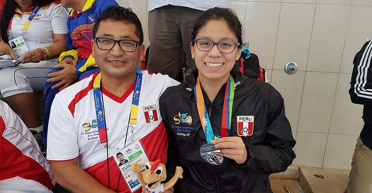 Nadadora Andrea Hurtado a los Juegos Olímpicos de la Juventud en Argentina 