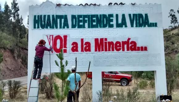Huanta: realizan pintas en rechazo a proyectos mineros