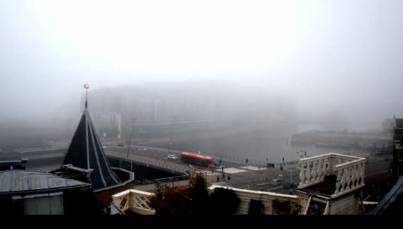 Holanda: Niebla cubre ciudad como si se tratara una película de terror (VIDEO)