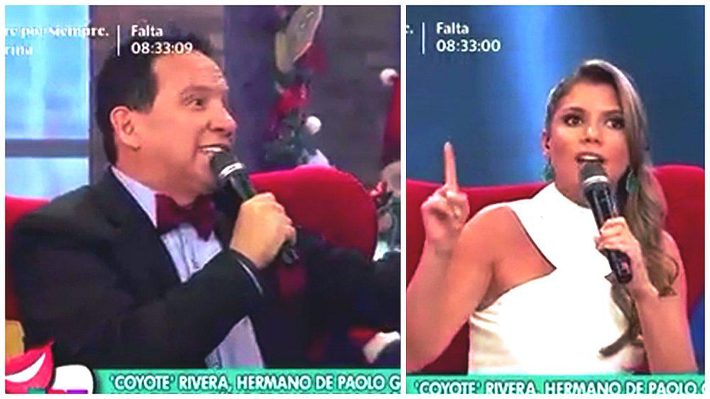 Alexandra Hörler y Ricardo Rondón discuten en vivo por caso de Paolo Guerrero (VIDEO)