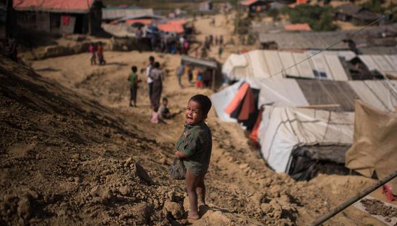 En su último éxodo, que se inició en agosto del 2017, más de 723 mil escaparon a la vecina Bangladesh, asentándose principalmente en la región de Cox’s Bazar. (Foto: AFP / Archivo)