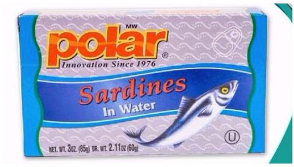 Sanipes halló parásitos en conservas de sardina de marca "Polar" 