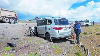 Identifican a 10 de los muertos de tres accidentes ocurridos en carreteras de Arequipa