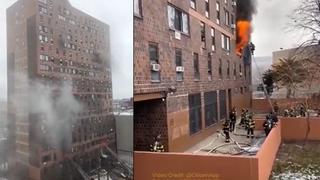 Incendio en Nueva York: Se reportan 19 fallecidos en edificio familiar