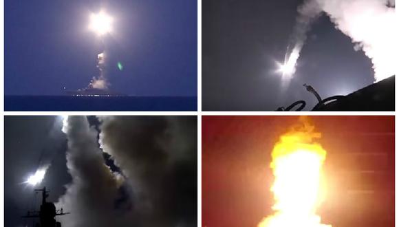 Rusia ataca al Estado Islámico con 26 misiles lanzados desde el mar Caspio (VIDEO)