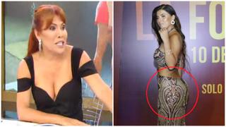 Magaly Medina evidencia detalle que arruinó el vestido de Yahaira Plasencia (VIDEO)