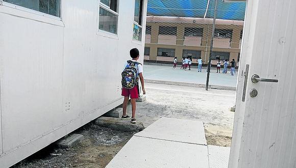 Reconstrucción de aulas en provincia de Caravelí no muestra avances