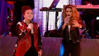 Cantante Lucero se emociona al compartir por primera vez escenario con su hija (VIDEO)