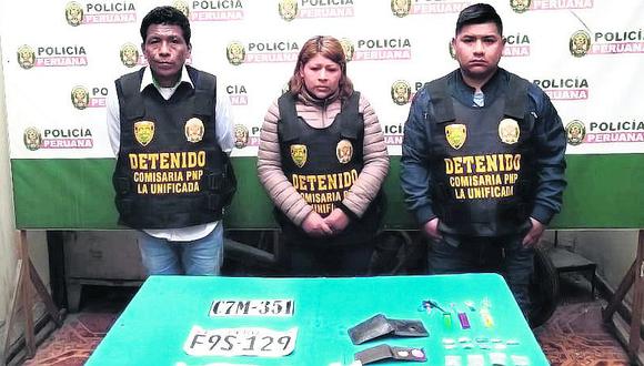 Policía femenina captura a temible banda de "robacasas" en Independencia