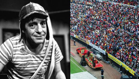 Tres años sin 'Chespirito': el funeral que llenó el estadio Azteca 