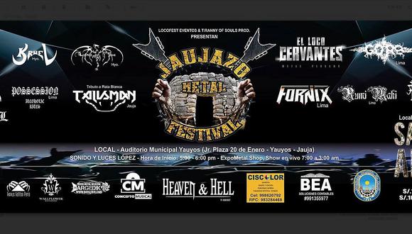 Mañana festival del metal en el Valle del Mantaro