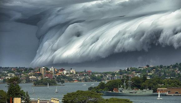 Mira las espectaculares fotos de la "tormenta perfecta" en Sidney
