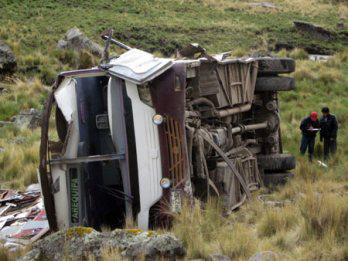 Mal estado de vía sería causa de accidente