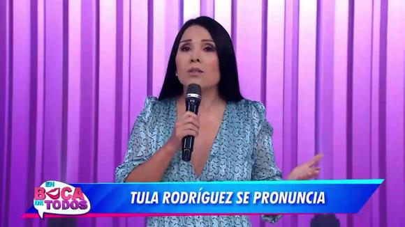 Tula Rodríguez pronounces on accusations against her
