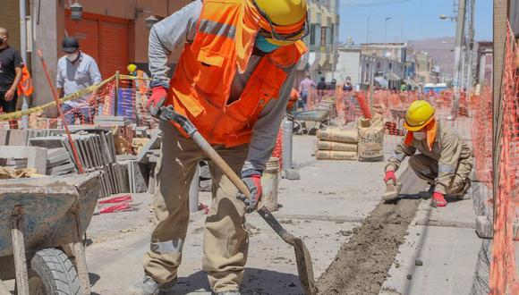 Trabajos en la calle San Juan de Dios terminarán antes de fin de año (Foto: Municipalidad de Arequipa)