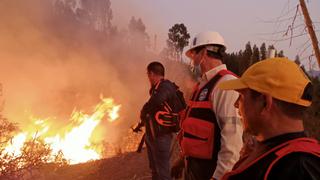 Cusco soporta 10 incendios forestales a la vez (FOTOS)