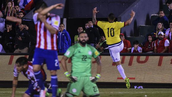 Colombia derrotó a Paraguay sobre la hora