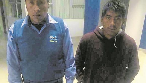 Chofer y cobrador fueron detenidos por manosear a niña en Juliaca